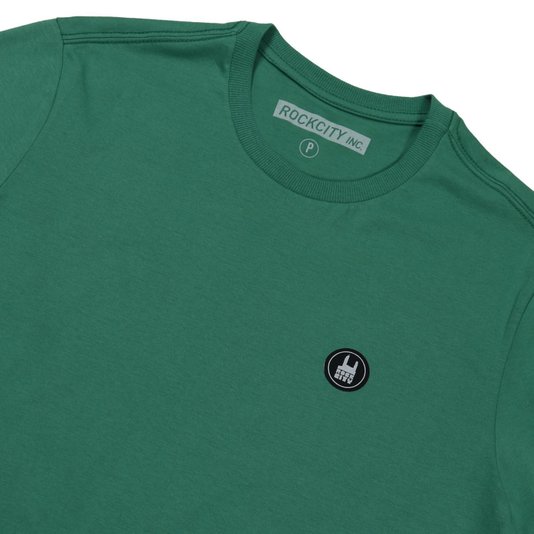 Camiseta Rock City Icon Básica Verde Bandeira