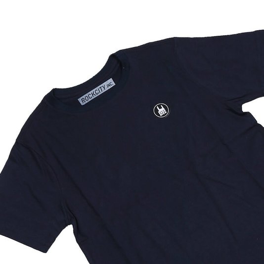 Camiseta Rock City Icon Infantil Azul Marinho 