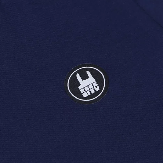 Camiseta Rock City Icon Infanto - Juvenil Azul Marinho