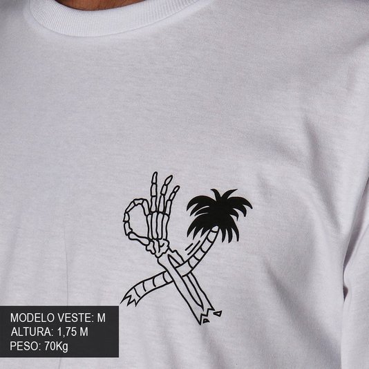 Camiseta Rock City Inc. Only Lovers Branco