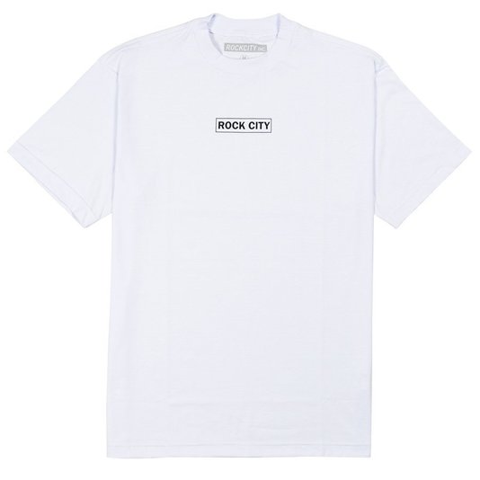 Camiseta Rock City Logo Box Branco