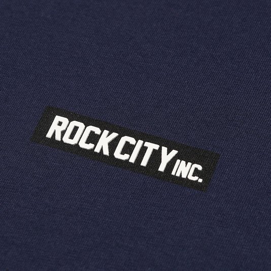 Camiseta Rock City Logo Rubberized Azul Marinho