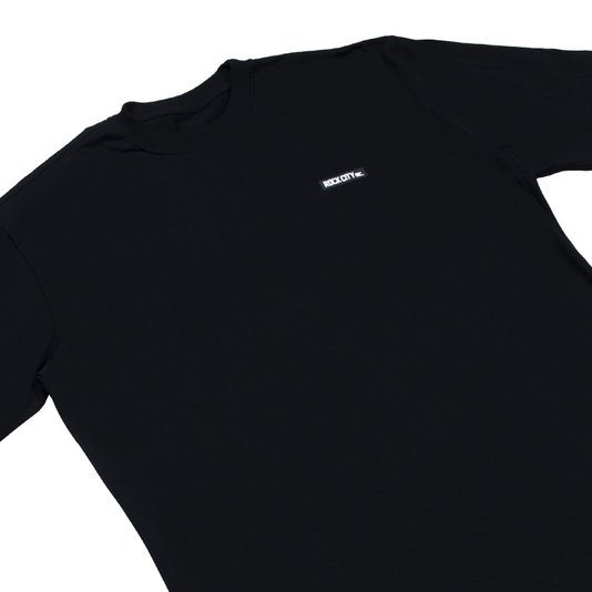 Camiseta Rock City Logo Rubberized Over Preto