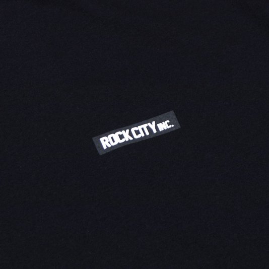 Camiseta Rock City Logo Rubberized Preto