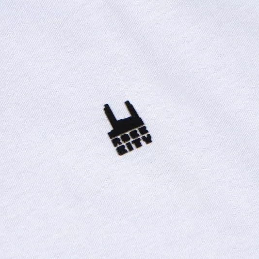 Camiseta Rock City Logo Rubberized R.C. Branco