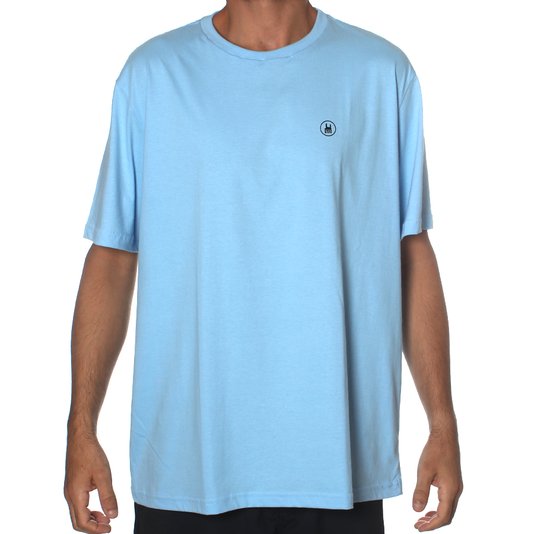 Camiseta Rock City Mini Logo Nac. Azul Claro