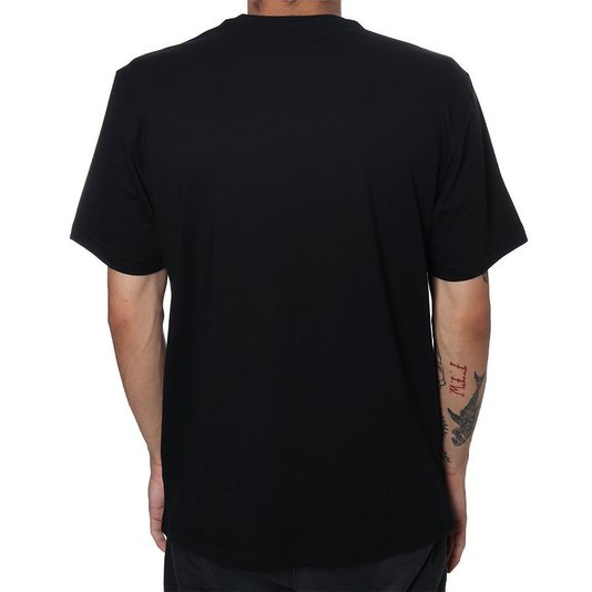 Camiseta Rock City New Army Surf Preto/Rosa