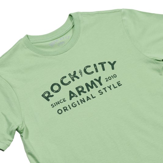 Camiseta Rock City Original Style Juvenil Verde