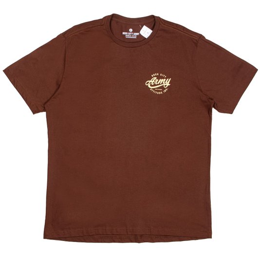 Camiseta Rock City Regular Attitude Inc Marrom