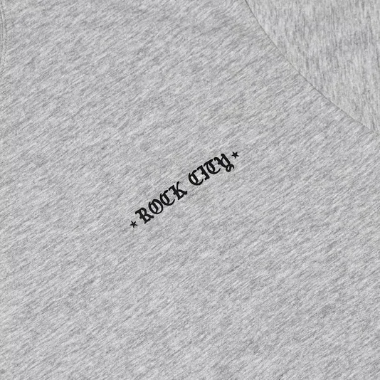 Camiseta Rock City Relax Trust No One Cinza Mescla