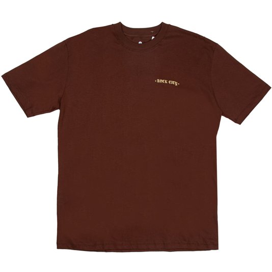 Camiseta Rock City Relax Trust No One Marrom