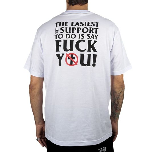 Camiseta Rock City To Do Is Say F* You Branco
