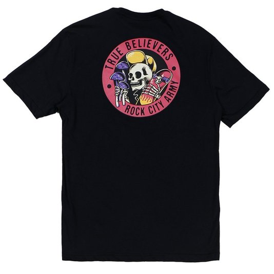 Camiseta Rock City True Believers Indo 5 Preto