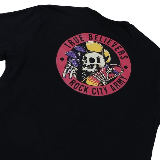 Camiseta Rock City True Believers Indo 5 Preto