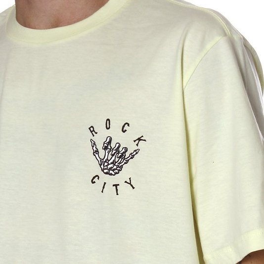 Camiseta Rock City x Nanda Bond Summer Times Amarelo