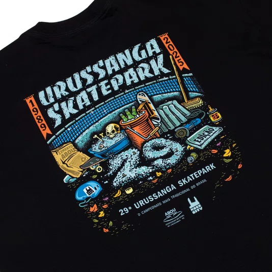 Camiseta Rock City X Usp 2025 Preto
