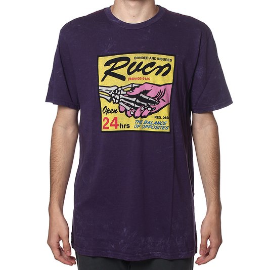 Camiseta RVCA Big Deal Roxo