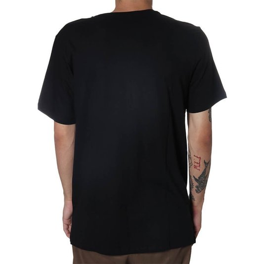 Camiseta RVCA Big Logo Fera Preto