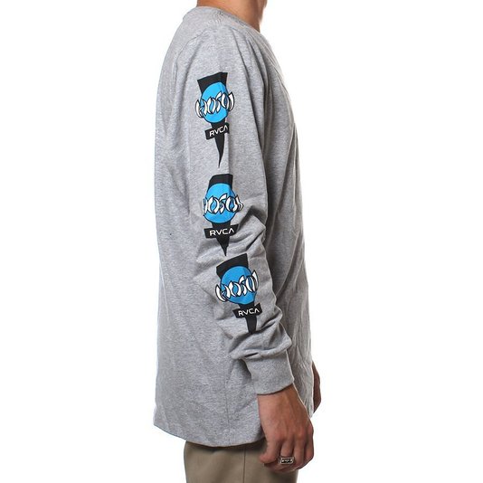 Camiseta RVCA Christian Hosoi Manga Longa Mescla