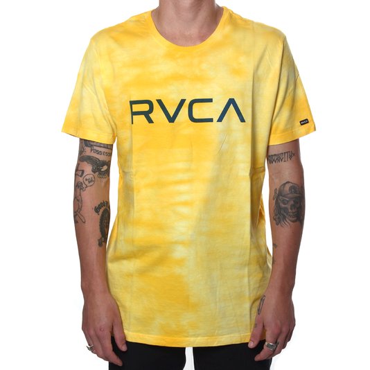Camiseta RVCA Process Amarelo