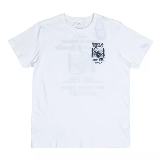 Camiseta Rvca Security Code Off White