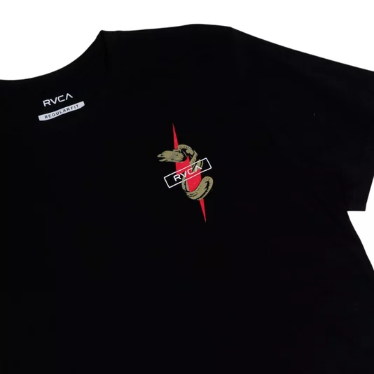 Camiseta Rvca Shock Squad Preto