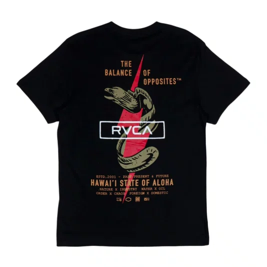 Camiseta Rvca Shock Squad Preto