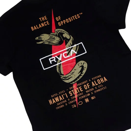Camiseta Rvca Shock Squad Preto