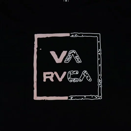 Camiseta Rvca Va All The Way Worn Preto