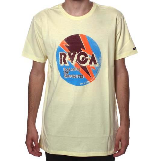 Camiseta RVCA Volt Amarelo