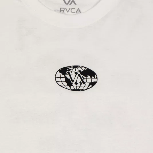 Camiseta Rvca World Wide Off White