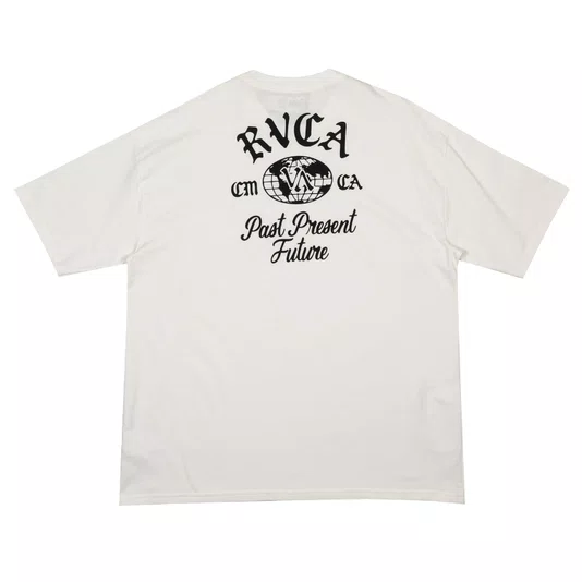 Camiseta Rvca World Wide Off White