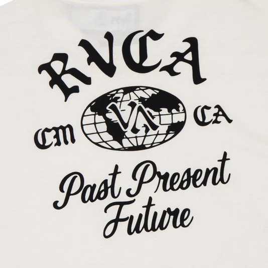Camiseta Rvca World Wide Off White