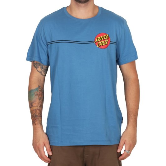 Camiseta Santa Cruz Classic Dot Azul Indigo