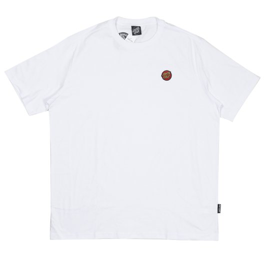 Camiseta Santa Cruz Classic Dot Bottom Branco
