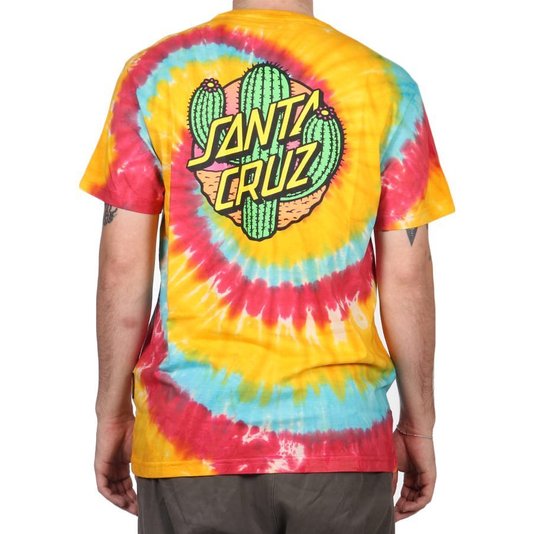 Camiseta Santa Cruz Especial Cactus Dot Tie Dye