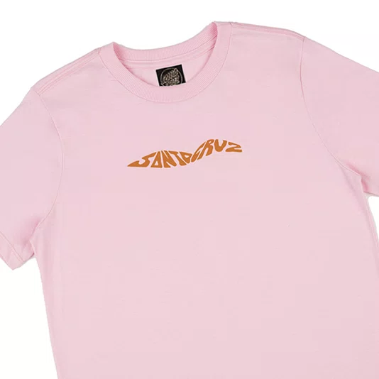 Camiseta Santa Cruz Feminina Sun Daze Rosa Claro