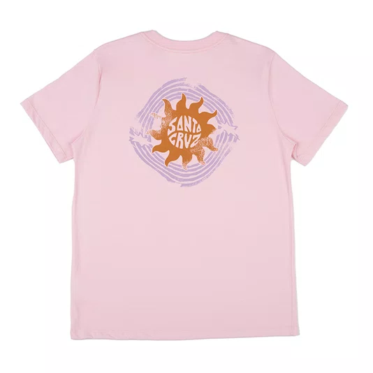 Camiseta Santa Cruz Feminina Sun Daze Rosa Claro