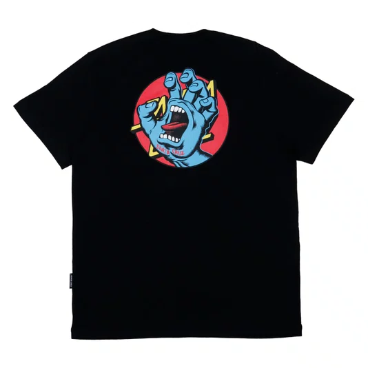 Camiseta Santa Cruz Hand Dot Preto
