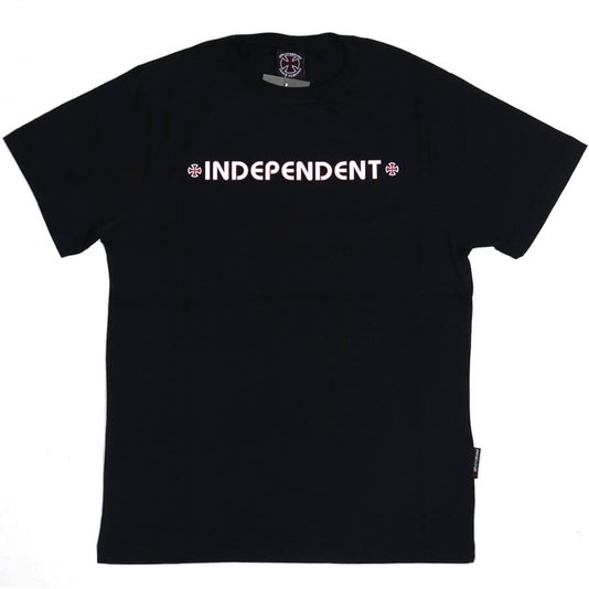 Camiseta Independent Juvenil Bar Cross 3 Preto