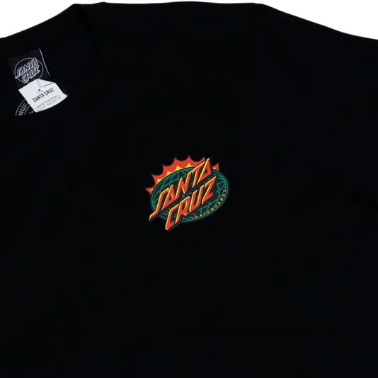 Camiseta Santa Cruz Kendall End Of The Dot Preto