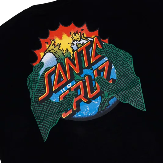 Camiseta Santa Cruz Kendall End Of The Dot Preto