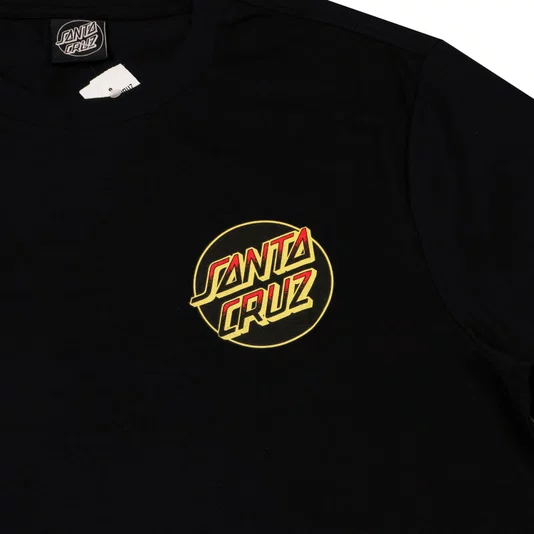 Camiseta Santa Cruz Kendall Wolf Dot Ss Preto