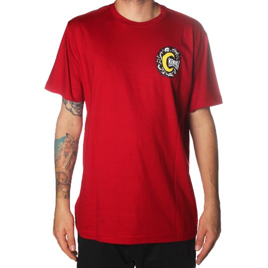 Camiseta Santa Cruz Kendall Wolf Vermelho