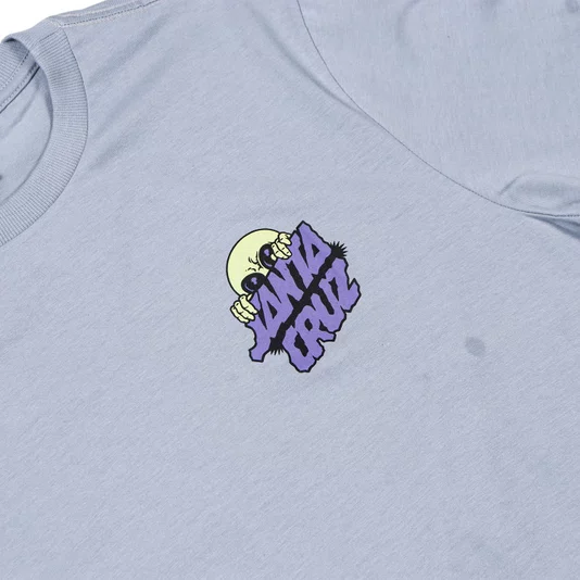 Camiseta Santa Cruz Knibbs Invasion Hand Cinza