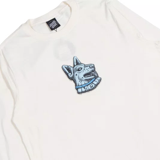 Camiseta Santa Cruz M/L Winkowski Dog Off White