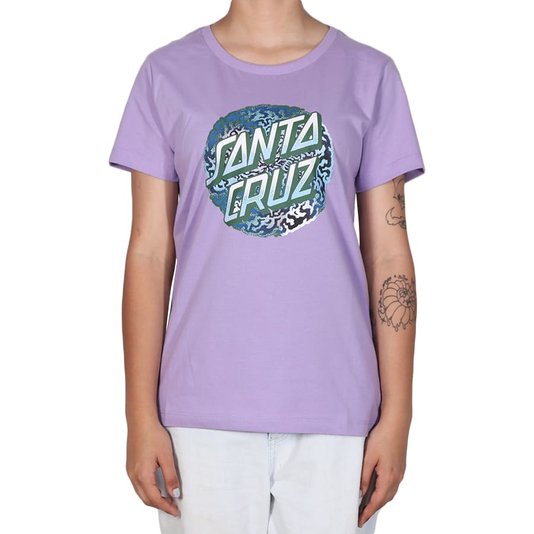 Camiseta Santa Cruz Obscure Dot Feminina Lilas