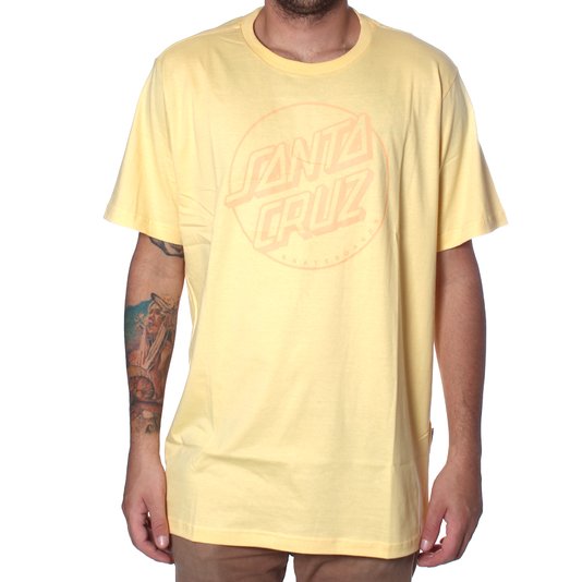Camiseta Santa Cruz Opus Dot Amarelo