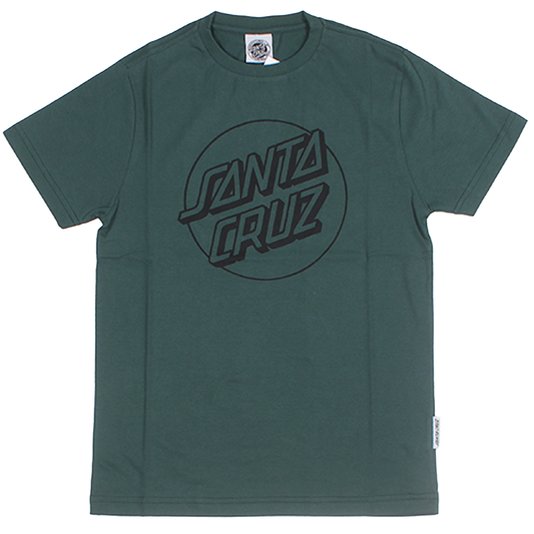 Camiseta Santa Cruz Opus Dot Infantil Verde