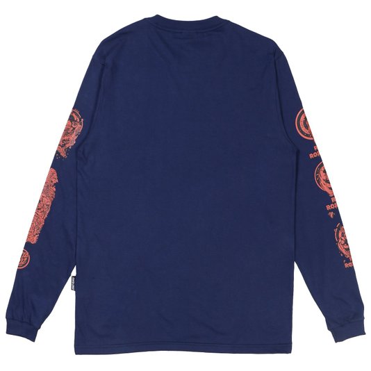 Camiseta Santa Cruz Rob Evolution M/L Azul Marinho